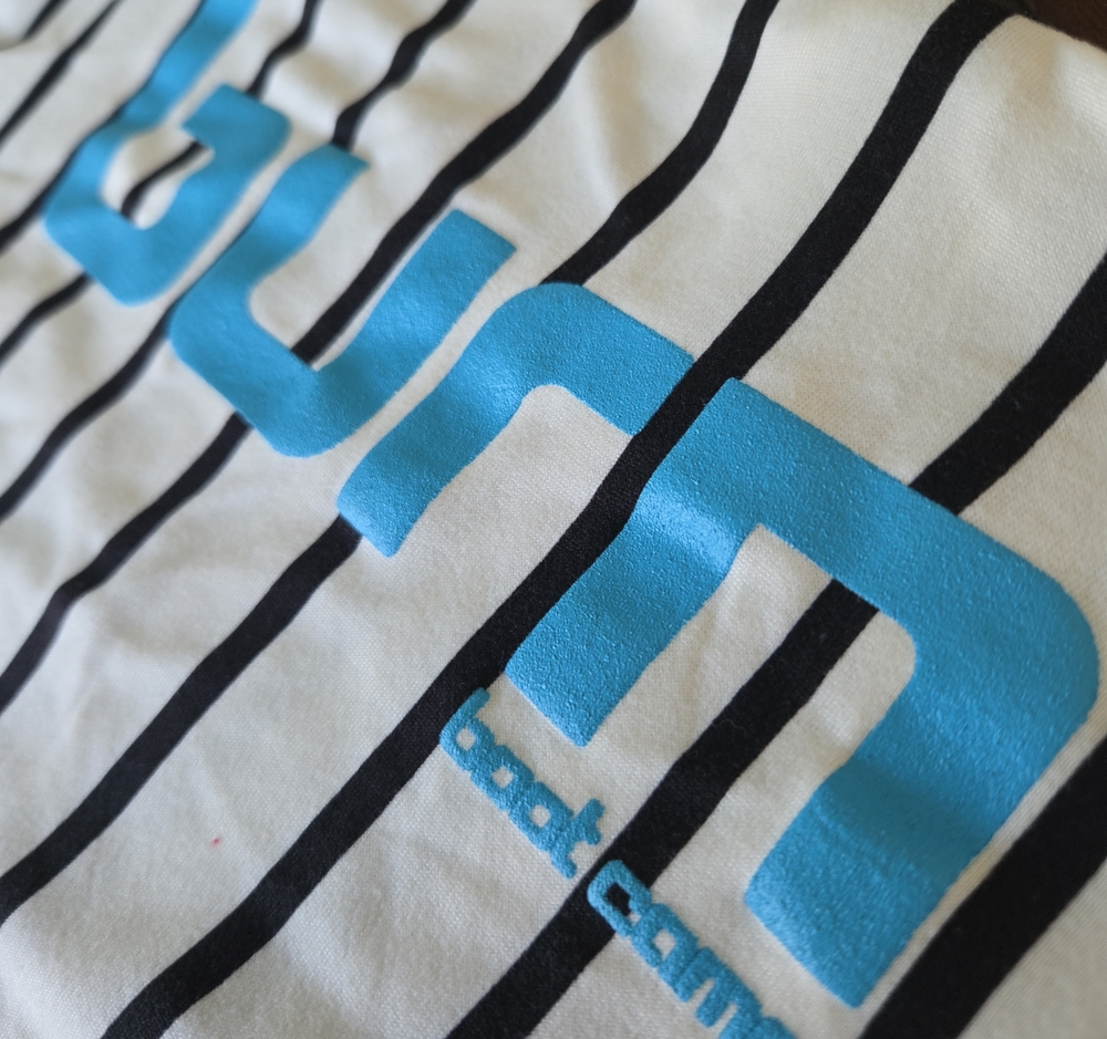 Blue Logo Striped Tank Top by